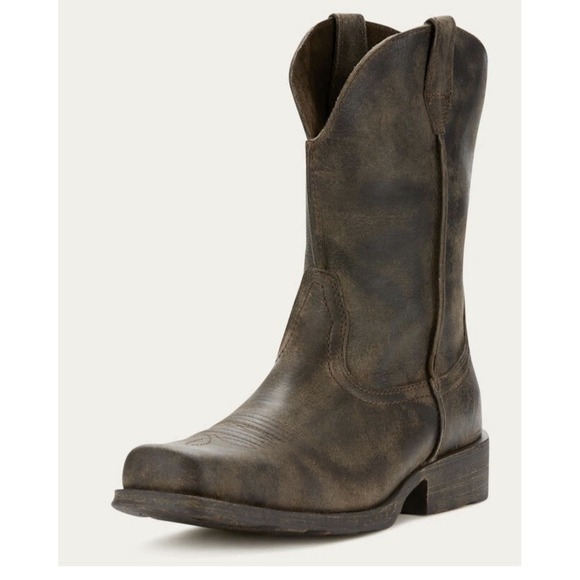 Ariat Other - Ariat Men's Rambler Western Boots Earth Brown Square Toe 10D Cowboy Festival